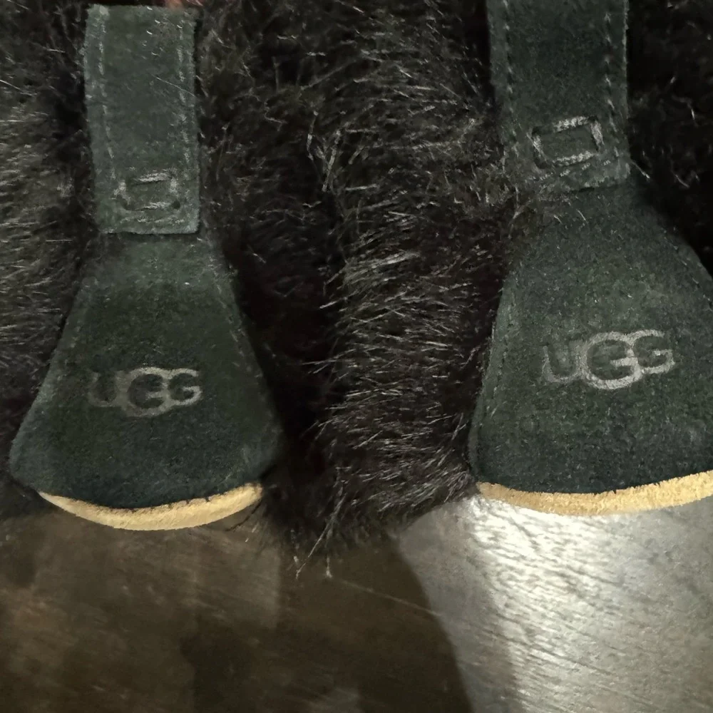 UGG Fur Ankle Sippers - Picture 3 of 10